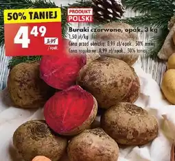 Biedronka Buraki czerwone oferta