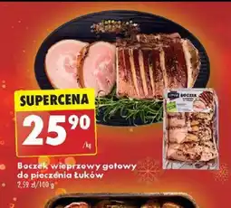 Biedronka Boczek wieprzowy gotowany do pieczenia tłuków oferta