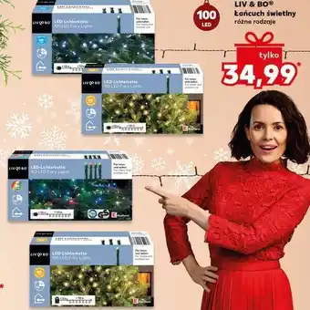 Kaufland Łańcuch świetlny 100 led Liv & Bo oferta