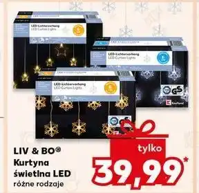 Kaufland Kurtyna świetlna led Liv & Bo oferta