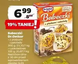 Netto Babeczki czekoladowe Dr. Oetker oferta