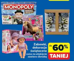 Carrefour Zabawki, dekoracje świąteczne oferta