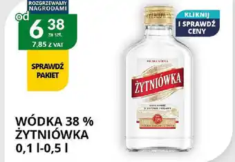 Eurocash Cash & Carry WÓDKA 38 % ŻYTNIÓWKA oferta