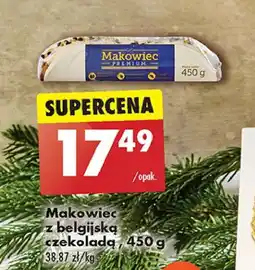 Biedronka Makowiec z belgijską czekoladą i orzechami oferta