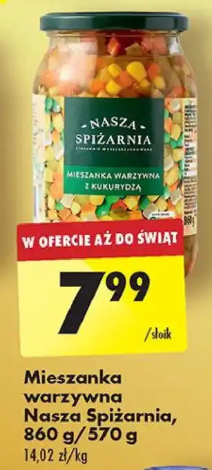 Biedronka Mieszanka warzywna z kukurydza Nasza Spiżarnia oferta