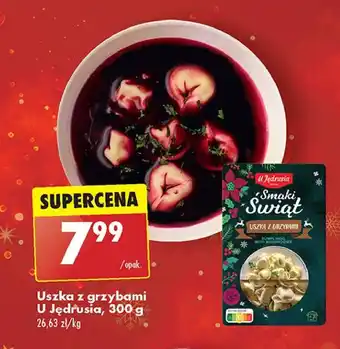 Biedronka Uszka z grzybami U Jędrusia oferta