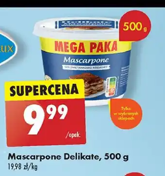 Biedronka Mascarpone Delikate oferta