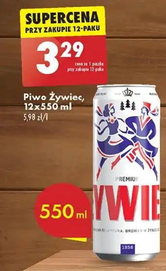 Biedronka Piwo Żywiec Jasne Pełne oferta