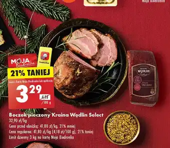 Biedronka Boczek pieczony Kraina Wędlin Select oferta