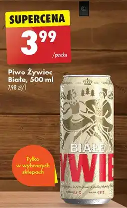 Biedronka Piwo Żywiec Białe oferta