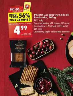 Biedronka Pasztet wieprzowy sądecki Biedronka oferta