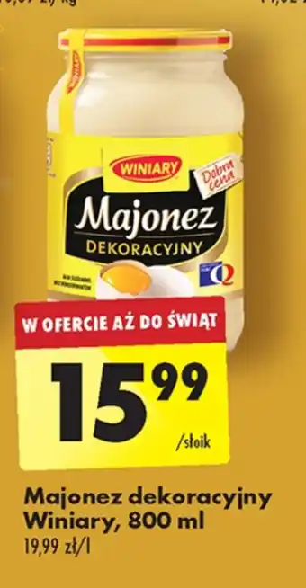 Biedronka Majonez Winiary oferta