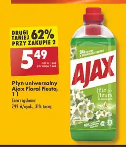 Biedronka Płyn do mycia konwalie Ajax Floral Fiesta oferta