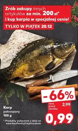 Kaufland Karp patroszony oferta