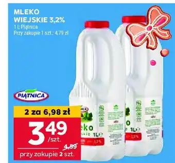 Stokrotka Mleko wiejskie 3.2% Piątnica oferta