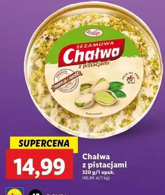 Lidl Chałwa z pistacjami Unitop oferta