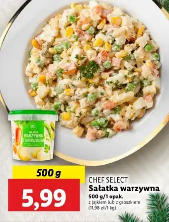 Lidl Sałatka warzywna z groszkiem Chef select oferta