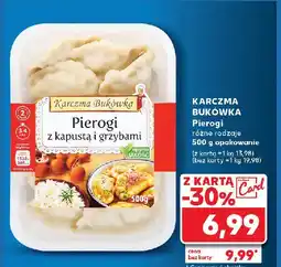 Kaufland Pierogi z kapustą i grzybami Karczma Bukówka oferta