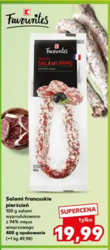 Kaufland Salami K-Favourites oferta