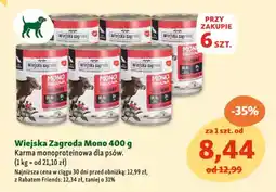 Maxi Zoo Wiejska Zagroda Mono Karma dla psów oferta