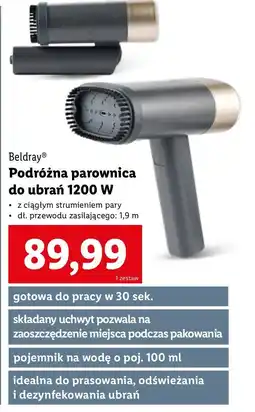 Lidl Parownica 1200w Beldray oferta