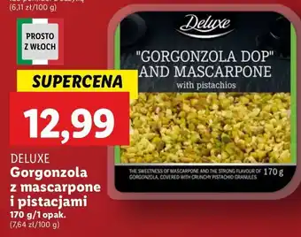 Lidl Gorgonzola mascarpone z pistacjami Deluxe (Schwarz) oferta