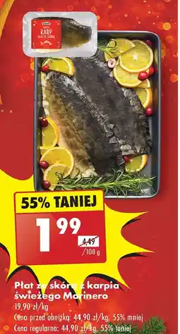 Biedronka Płat z karpia ze skórą Marinero oferta