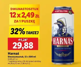 Lidl Piwo Harnaś Jasne Pełne oferta