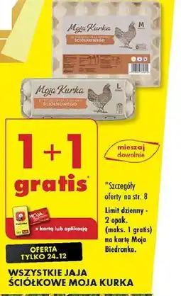 Biedronka Jaja ściółkowe kl.m Moja Kurka oferta
