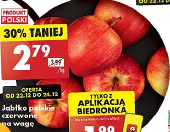 Biedronka Jabłka polskie oferta