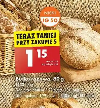 Biedronka Bułka razowa oferta