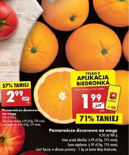 Biedronka Pomarańcze deserowe oferta