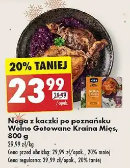 Biedronka Noga z kaczki po poznańsku Kraina Mięs oferta