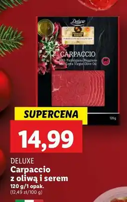 Lidl Carpaccio z oliwą oliwek i serem Deluxe (Schwarz) oferta