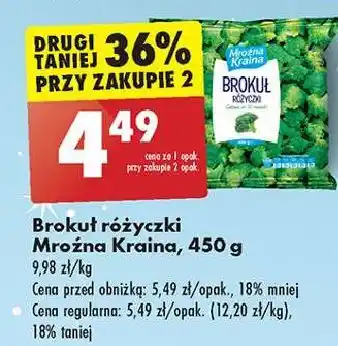 Biedronka Brokuły Mroźna Kraina oferta