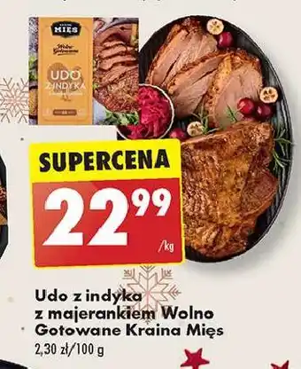 Biedronka Udo z indyka majerankiem Kraina Mięs oferta