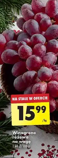 Biedronka Winogrona różowe oferta