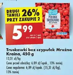 Biedronka Truskawki Mroźna Kraina oferta