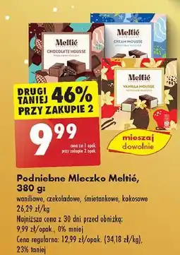 Biedronka Podniebne mleczko kokosowe Meltie oferta
