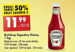 Biedronka Ketchup łagodny Heinz oferta