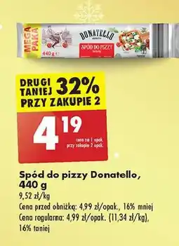 Biedronka Spód do pizzy Donatello Pizza oferta