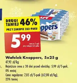 Biedronka Wafelek Knoppers oferta