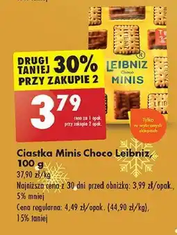 Biedronka Herbatniki Leibniz Minis Choco oferta