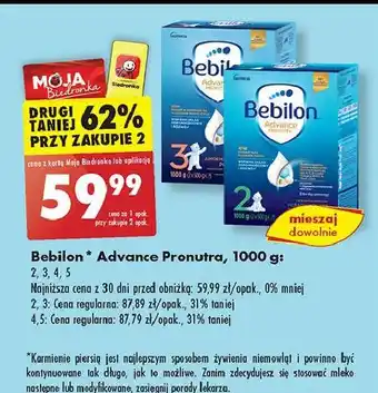 Biedronka Mleko 5 Bebilon Advance oferta