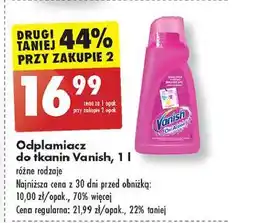 Biedronka Odplamiacz w płynie Vanish Oxi Action oferta