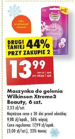 Biedronka Maszynka do golenia Wilkinson My Intuition Comfort Cherry Blossom oferta
