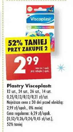 Biedronka Plastry tamujące krawienie Viscoplast oferta