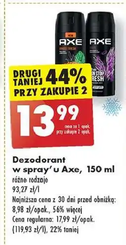 Biedronka Dezodorant Axe Jungle Fresh oferta