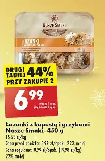 Biedronka Łazanki z kapustą i grzybami Nasze Smaki oferta