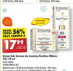 Biedronka Serum zabieg liftingujący multi peptydy Eveline Eliksir Młodości oferta